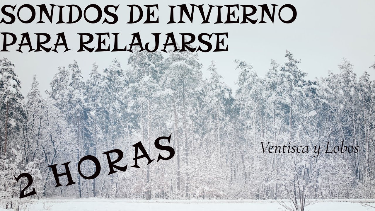 Sonidos Ambientales de Viento Fuerte y Lobos en la Distancia, con Hermosos Paisajes de Invierno