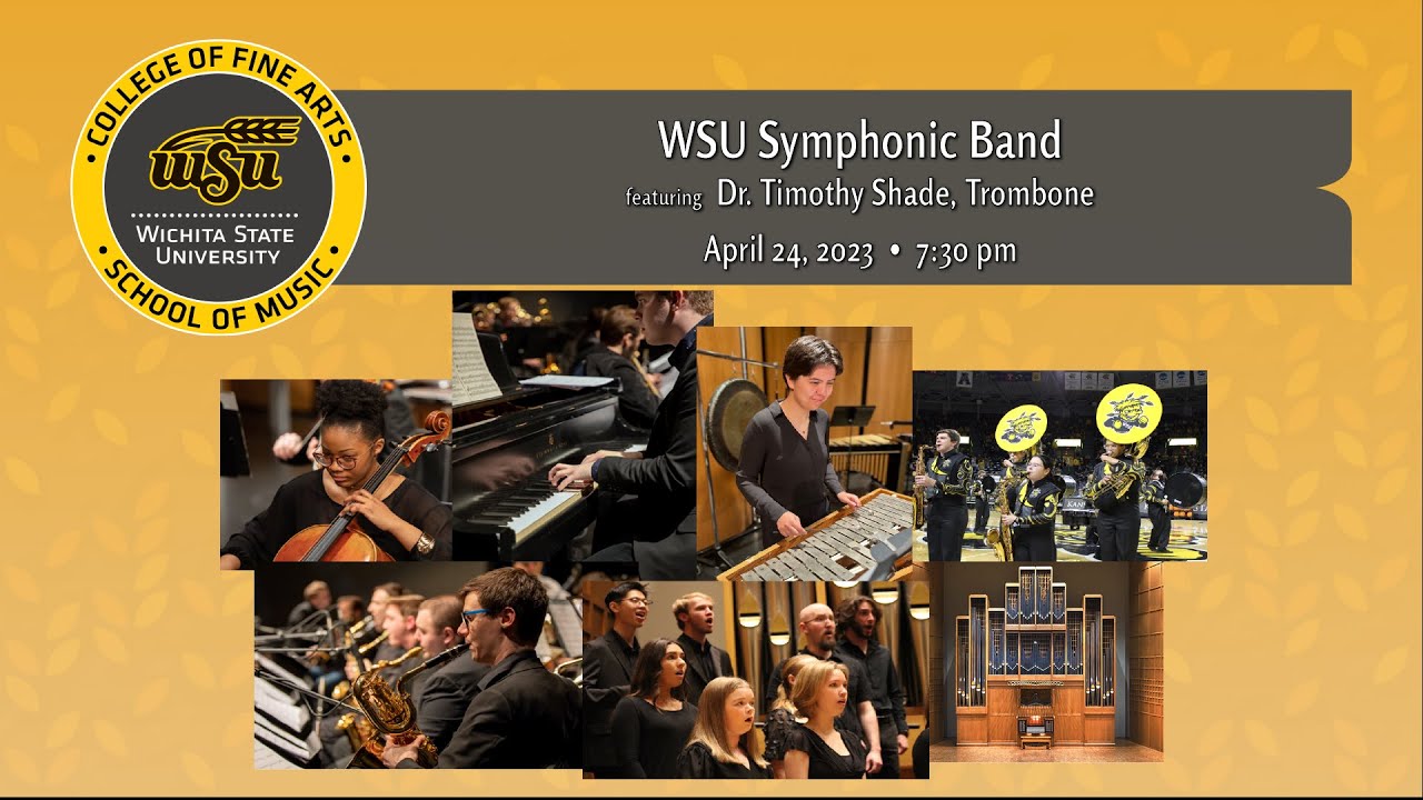WSU Symphonic Band featuring Dr. Timothy Shade, Trombone