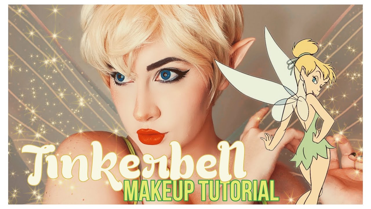 COVERING MYSELF IN SPARKLES || Tinkerbell Makeup Tutorial