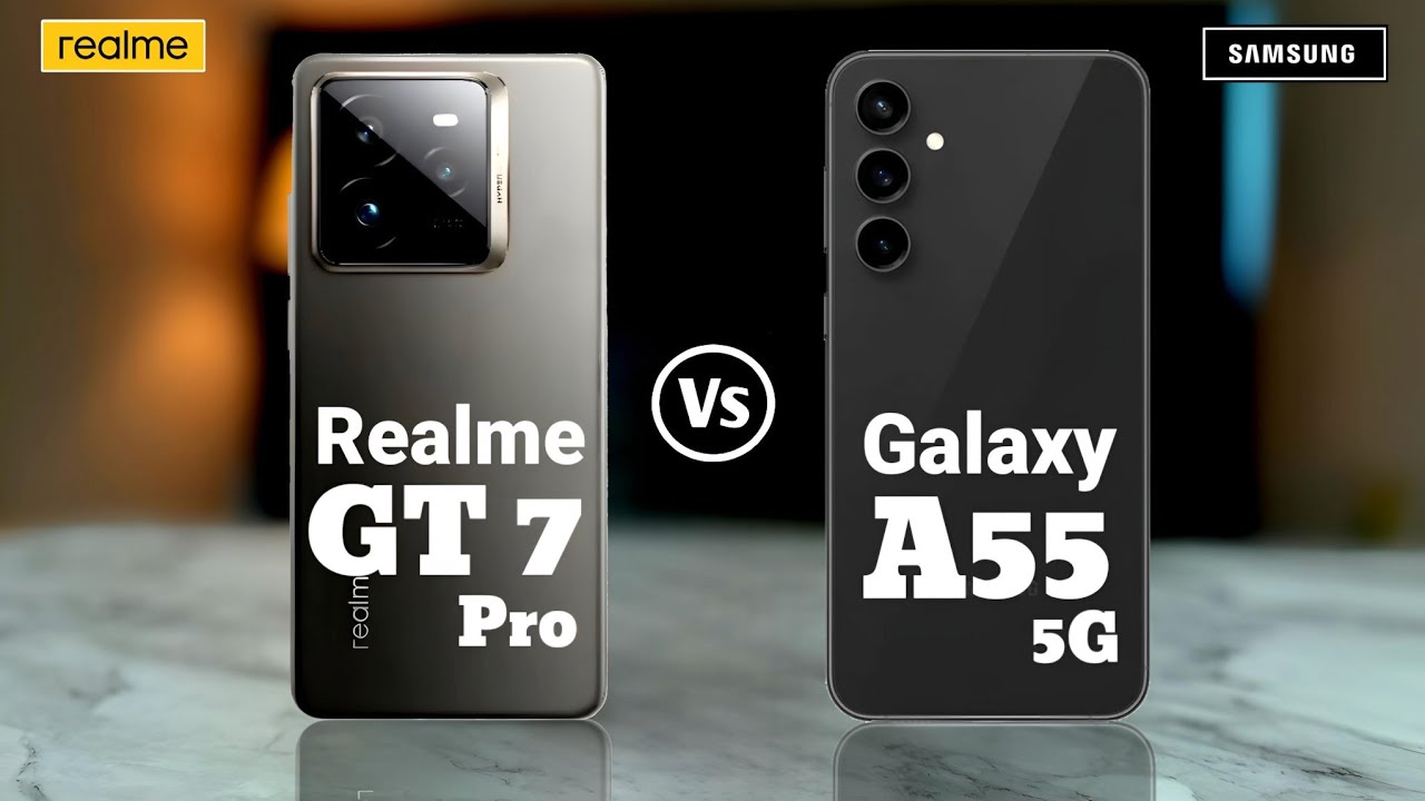 Samsung Galaxy A55 5G vs Realme GT 7 Pro comparison review #Prtech