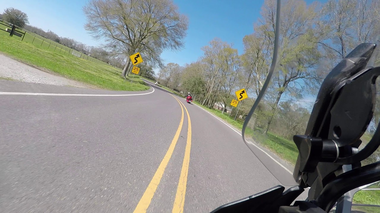 Twisty Roads around Lavonia LA. on the BMW R1200GSA