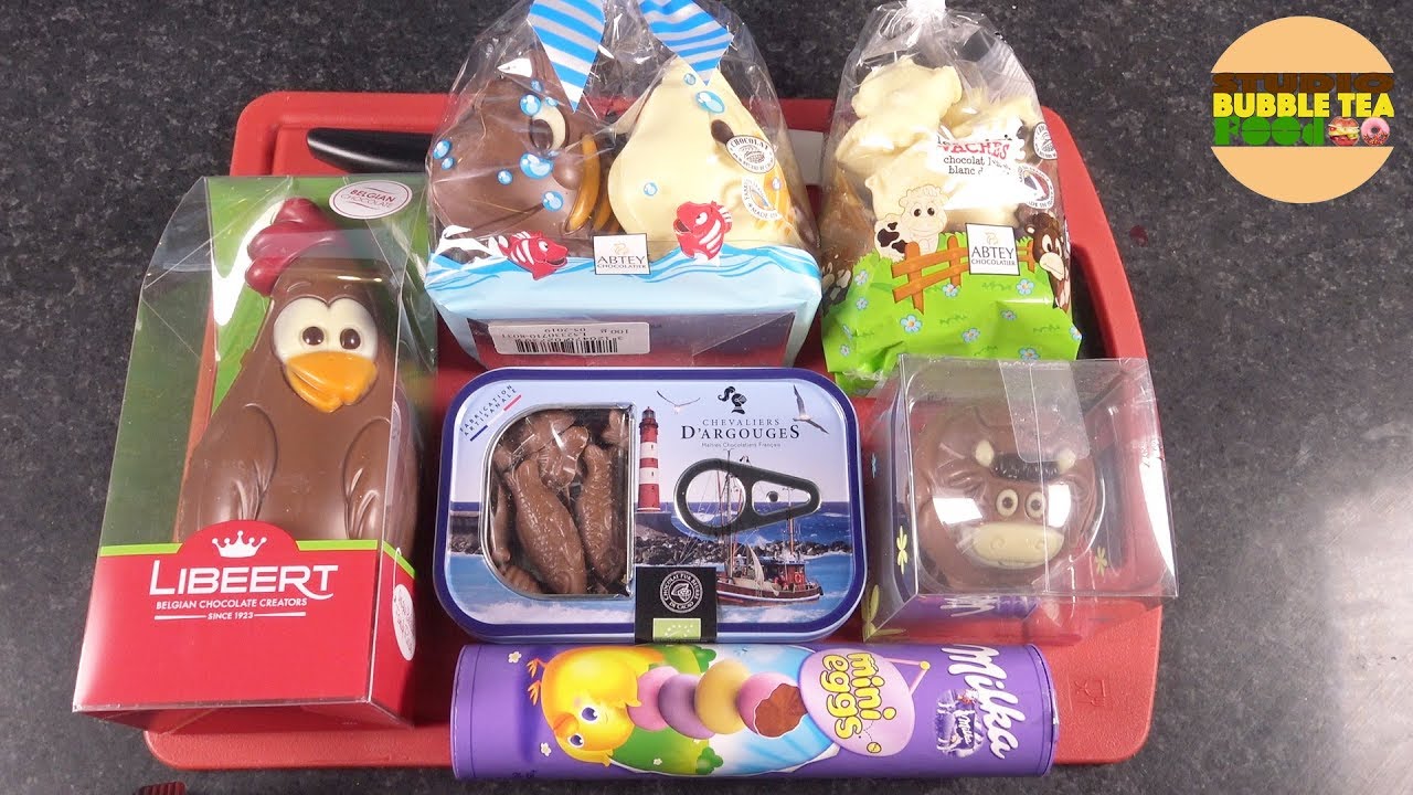 [CHOCOLAT] QUE VALENT ces chocolats de Pâques 2018 ? - Studio Bubble Tea Food easter eggs