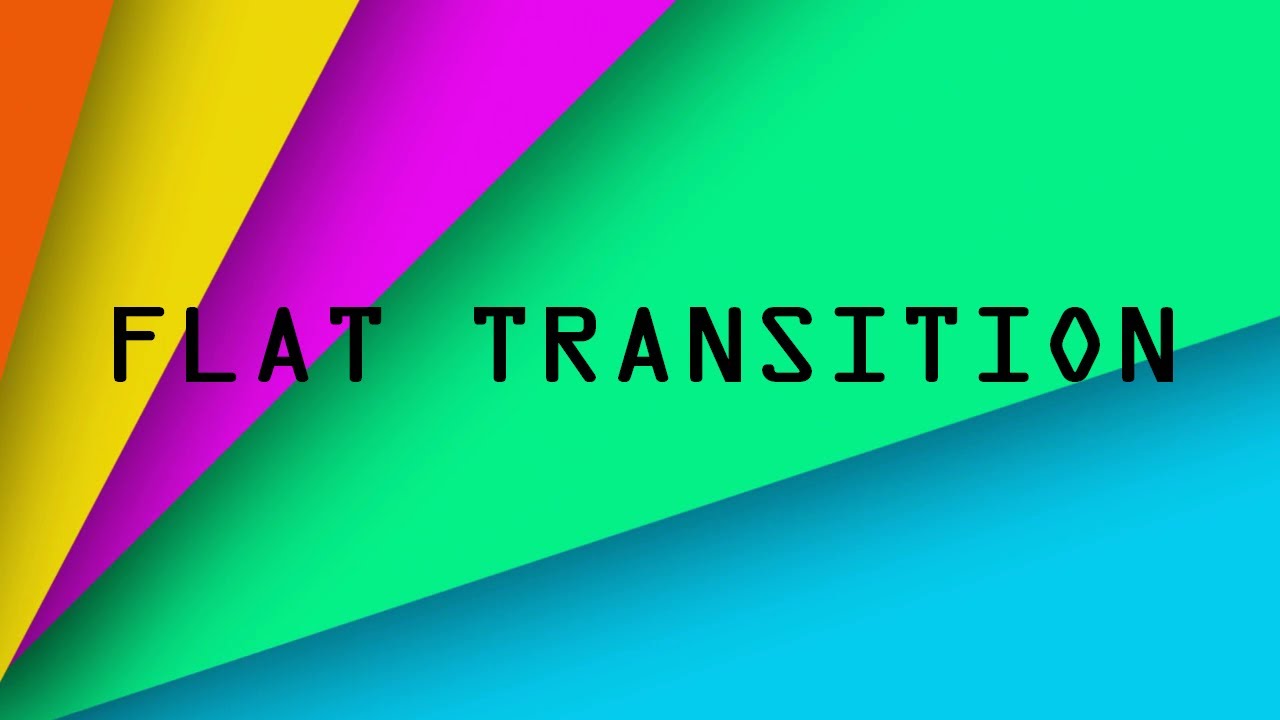 How to make Transition - After Effects #1