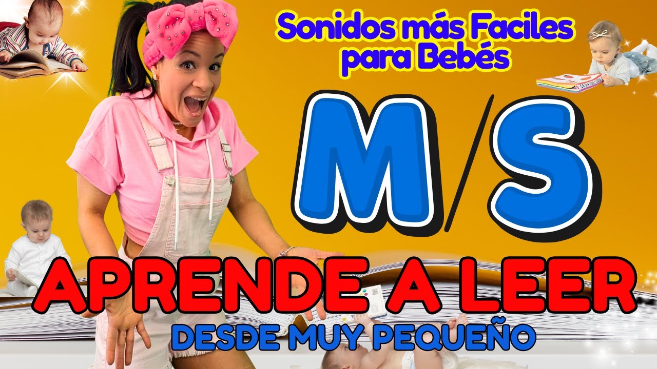 Aprende las Letras M y S | Fonética para Bebés y Niños Pequeños | Primeros Lectores