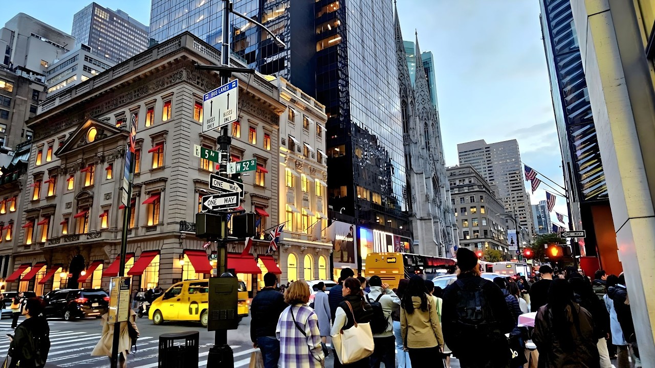 🗽 Walking Along New York’s Legendary 5th Avenue! Fall Vibes, Fashion & Film Spots 4K Autumn walk NYC