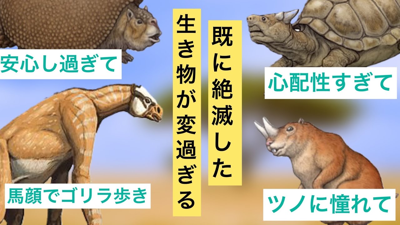 既に絶滅した生き物の絶滅理由が面白すぎる【ぴえん過ぎる生き物紹介】