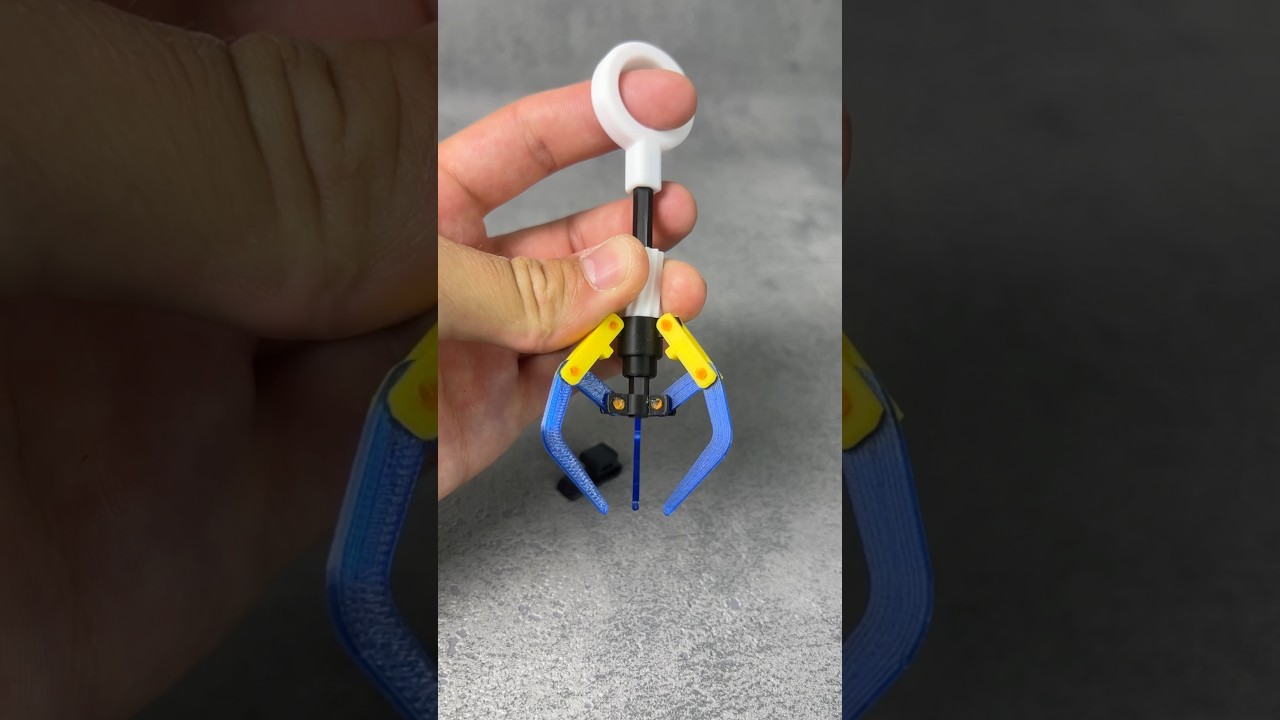 Mini Mechanical Claw Grabber🤩#layerworks #claw #grabber #mechanical #3dprinting