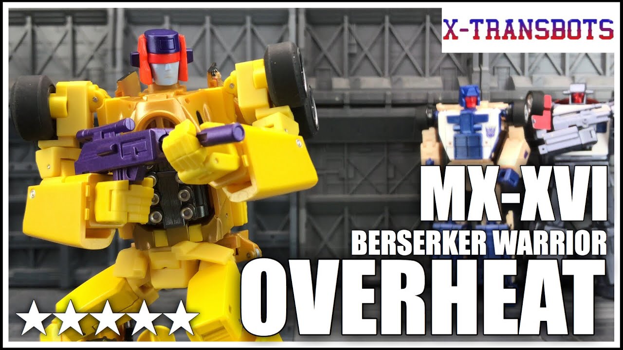 X-Transbots MX-XVI OVERHEAT Transformers Masterpiece Drag Strip