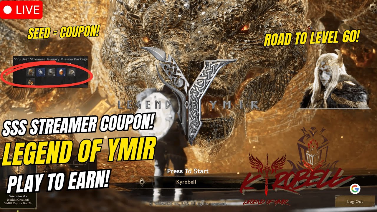 Legend Of Ymir | Boss Hunt! Daily Grind , Road to 60! Seeds = SSS Coupon! ( Tagalog )