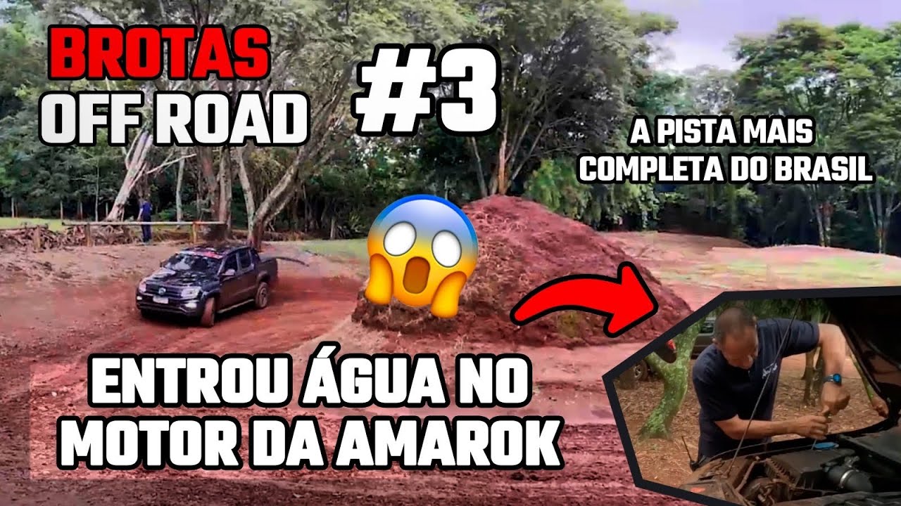 Trilha de Amarok V6 - Entrou água no motor 😱!