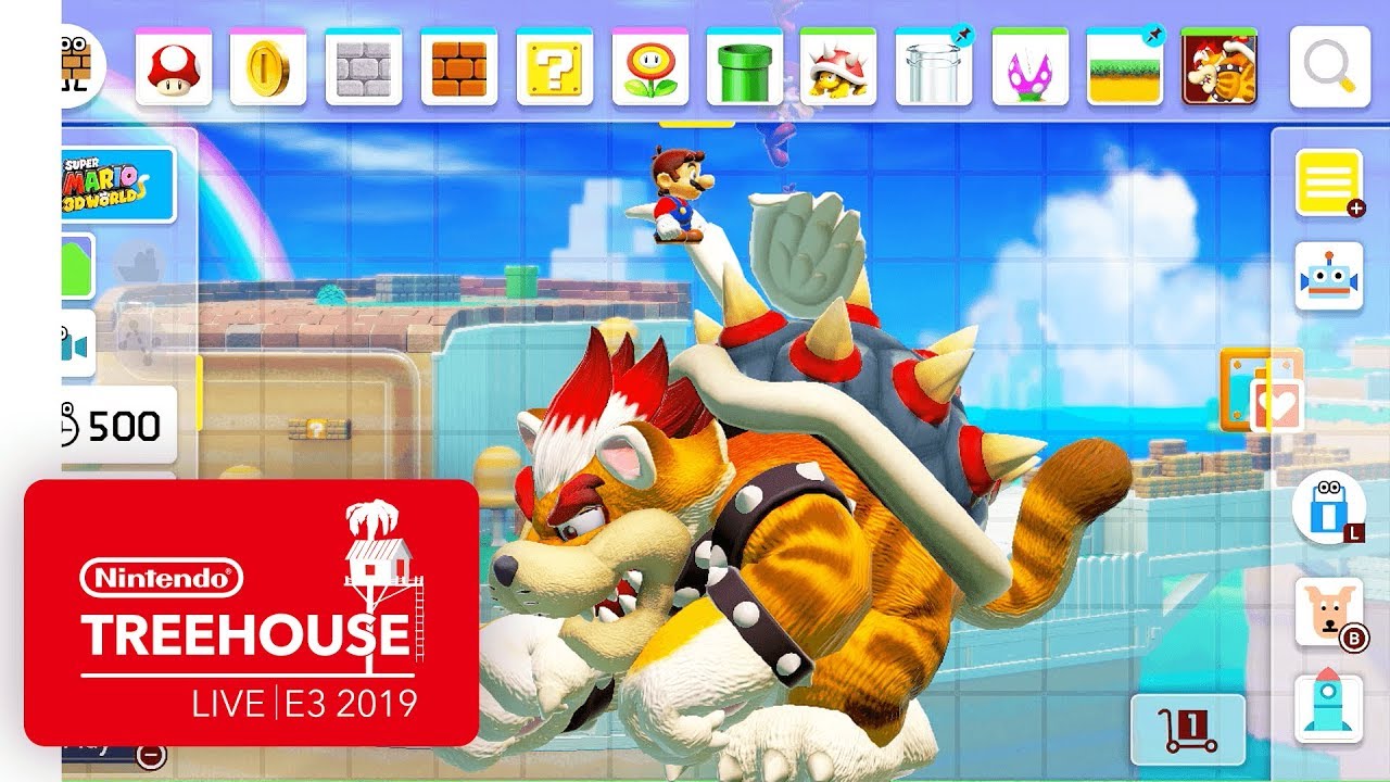 Super Mario Maker 2 Gameplay Pt. 2 - Nintendo Treehouse: Live | E3 2019