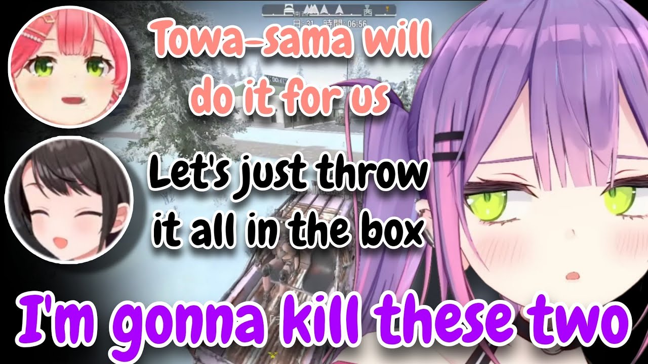Towa when MikoSuba try to dump all the organizing work on her! [Holo7DTD]
