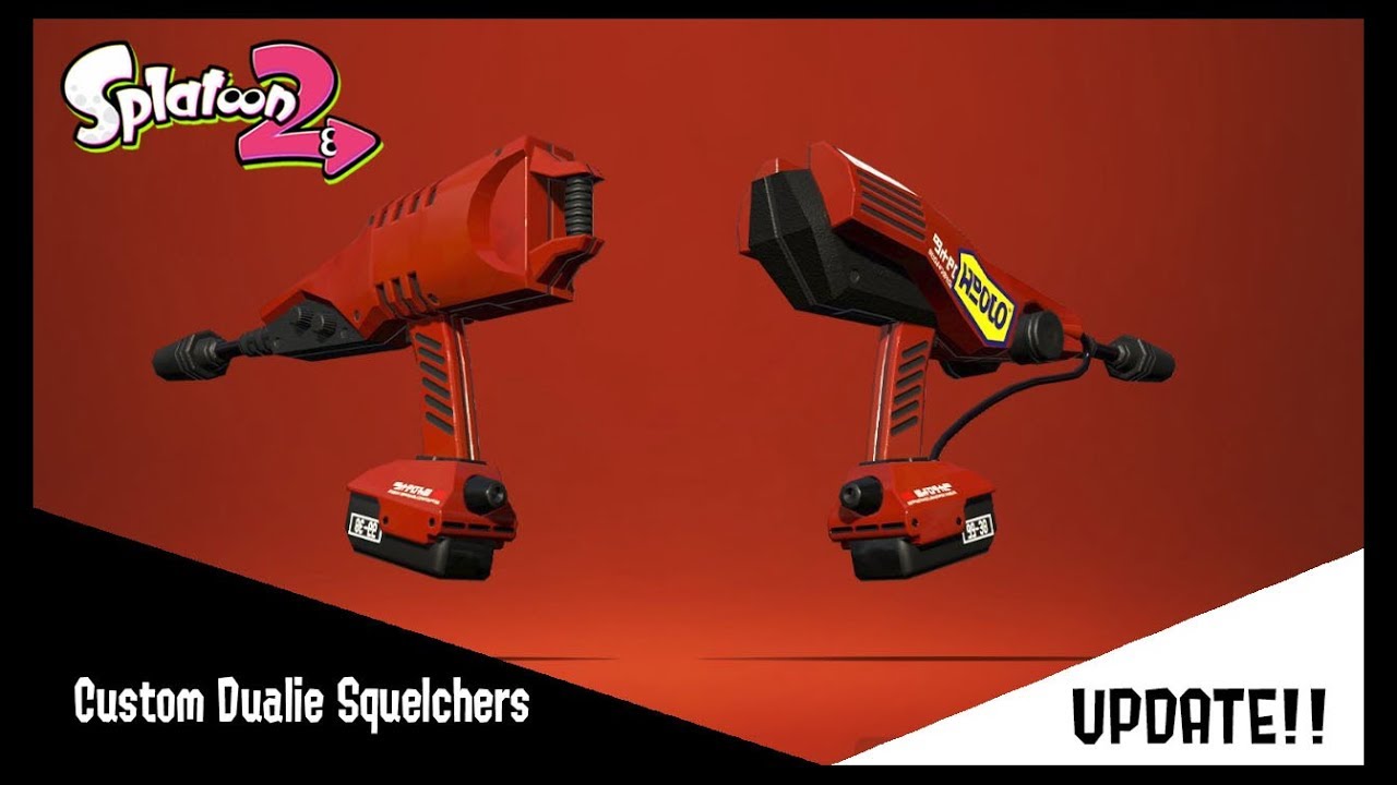 Splatoon 2 - Custom Dualie Squelchers - Forty-Ninth Weapons Update