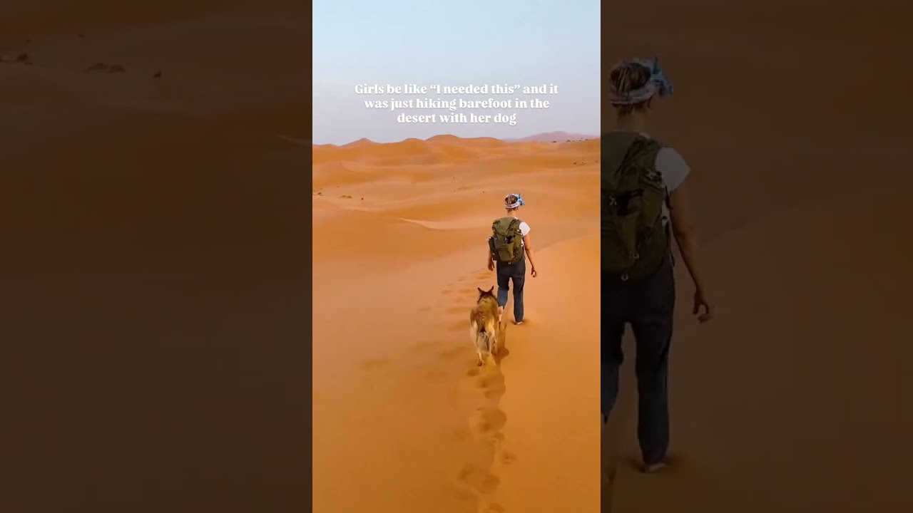 Sleeping under the stars in the desert with my dog