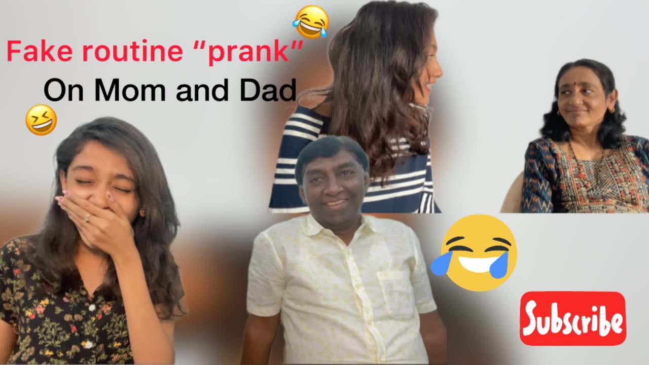 Funniest prank 🤣 |fake routine prank| 