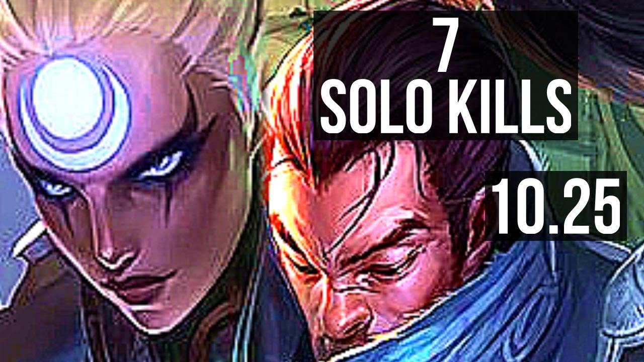 DIANA vs YASUO (MID) (DEFEAT) | 7 solo kills, 700+ games | BR Master | v10.25