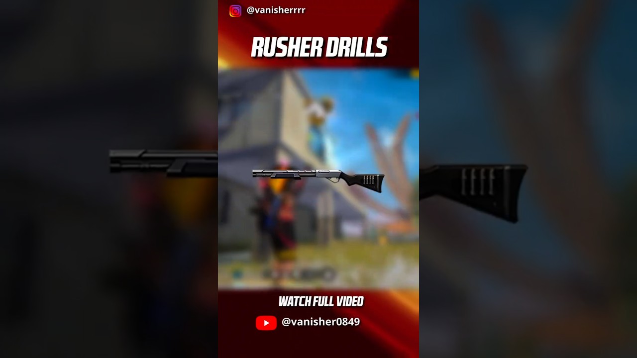 Pro Rusher Drills - M590 New Shotgun Tips and Tricks #freefire #rusher #drills  #garenafreefire