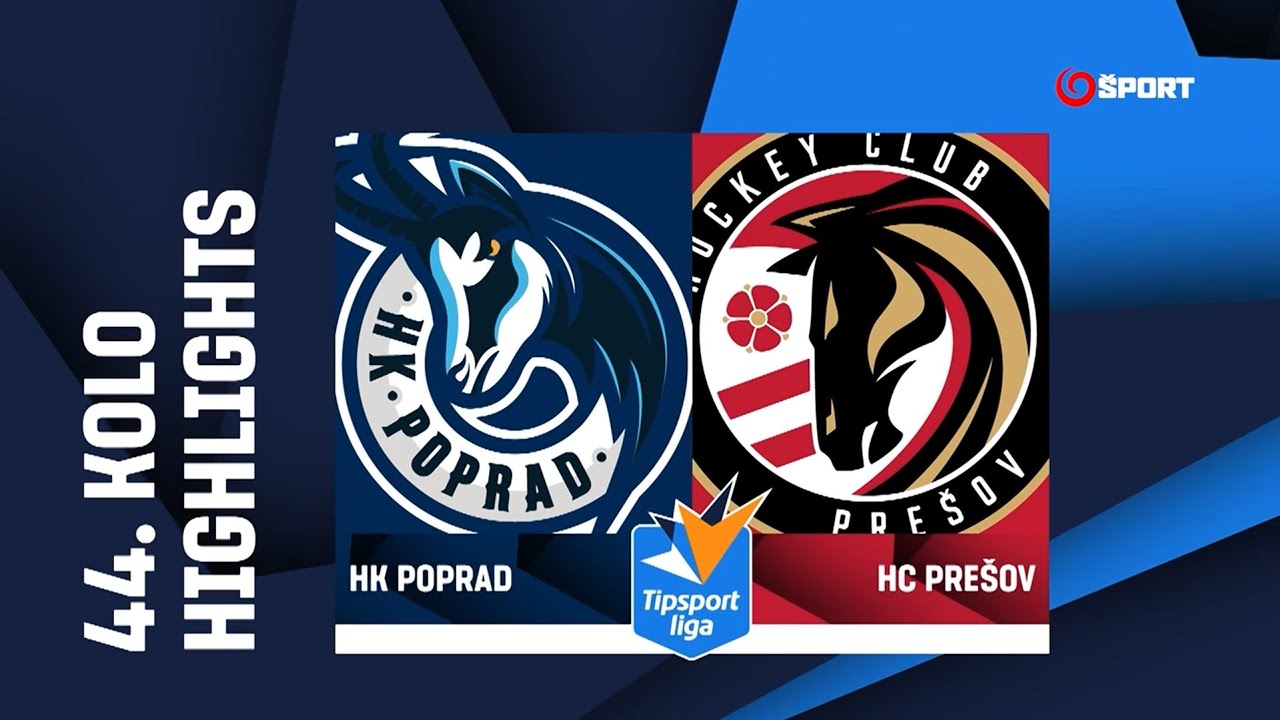 44. kolo: HK Poprad - HC Prešov 5:2 (2:0, 3:2, 0:0)