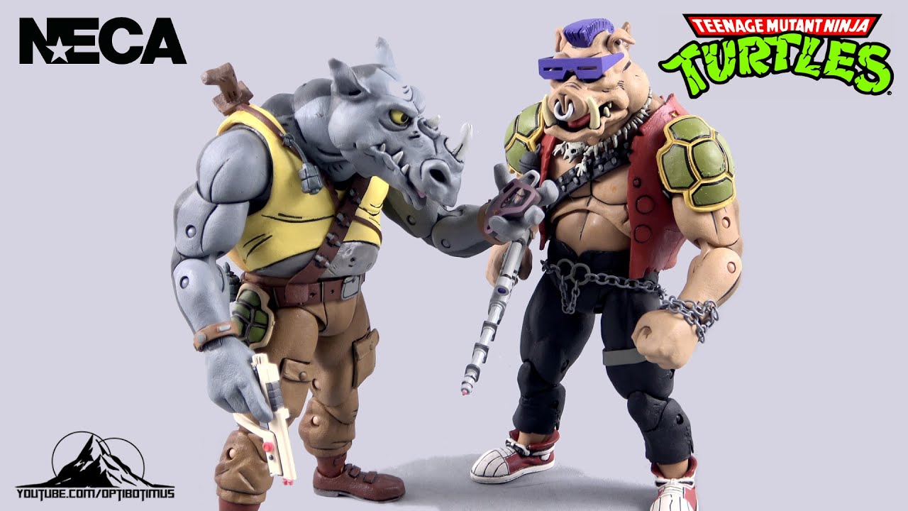Видеообзор NECA TOYS Teenage Mutant Ninja Turtles BEBOP AND ROCKSTEADY