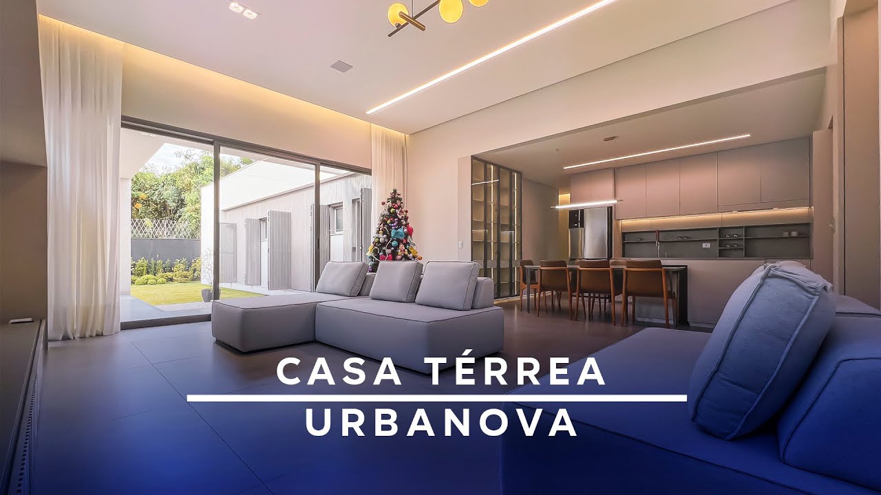 CASA TÉRREA PLANEJADA COM 3 SUÍTES EM CONDOMÍNIO FECHADO À VENDA - URBANOVA - SÃO JOSÉ DOS CAMPOS