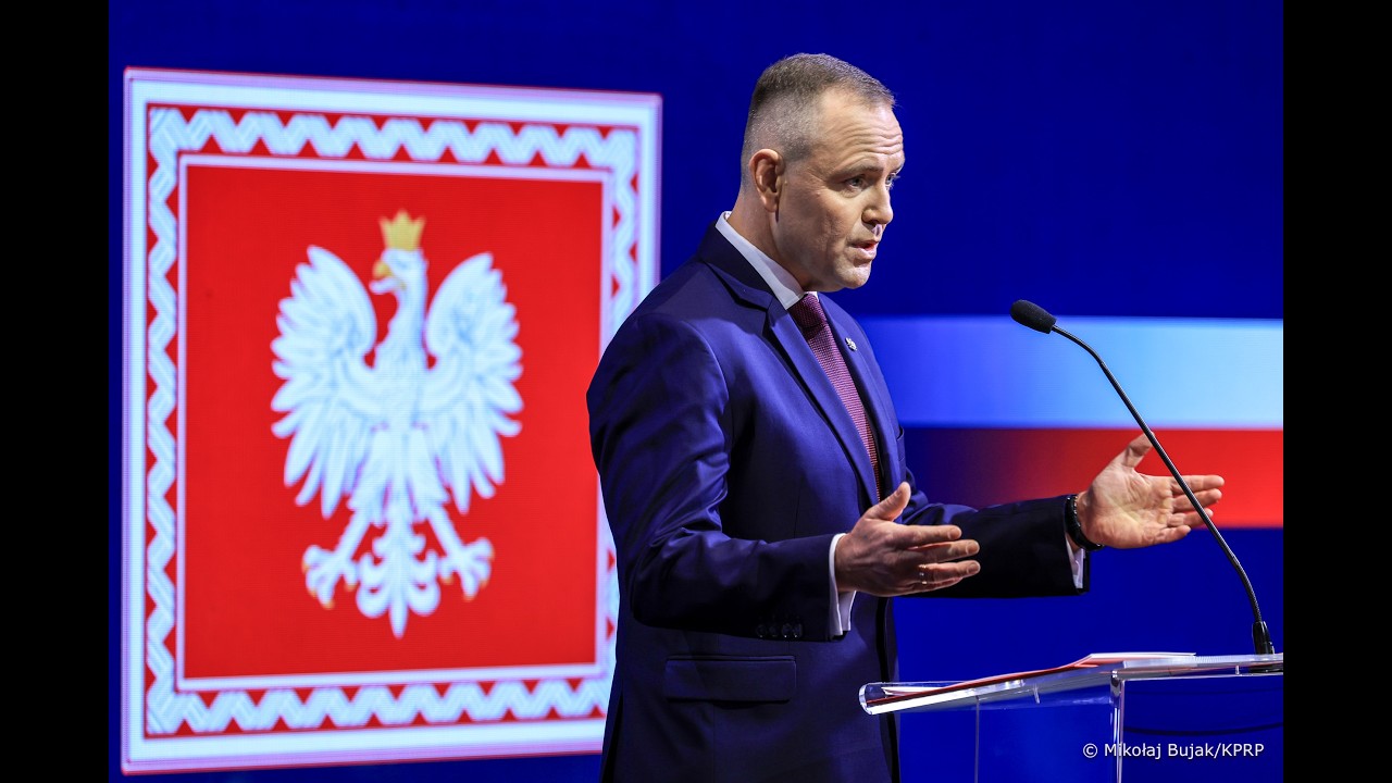 Warszawa. Wystąpienie Prezydenta RP Karola Nawrockiego podczas odprawy kadry MON i Sił Zbrojnych RP