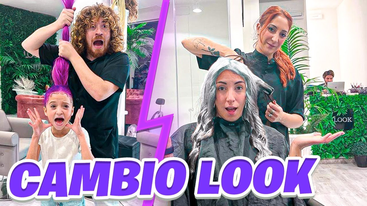 ANDIAMO  DALLA PARRUCCHIERA E CAMBIAMO COLORE DI CAPELLI A MAMMAGIULIA E FIGLIACHIARA! *Cambio Look*