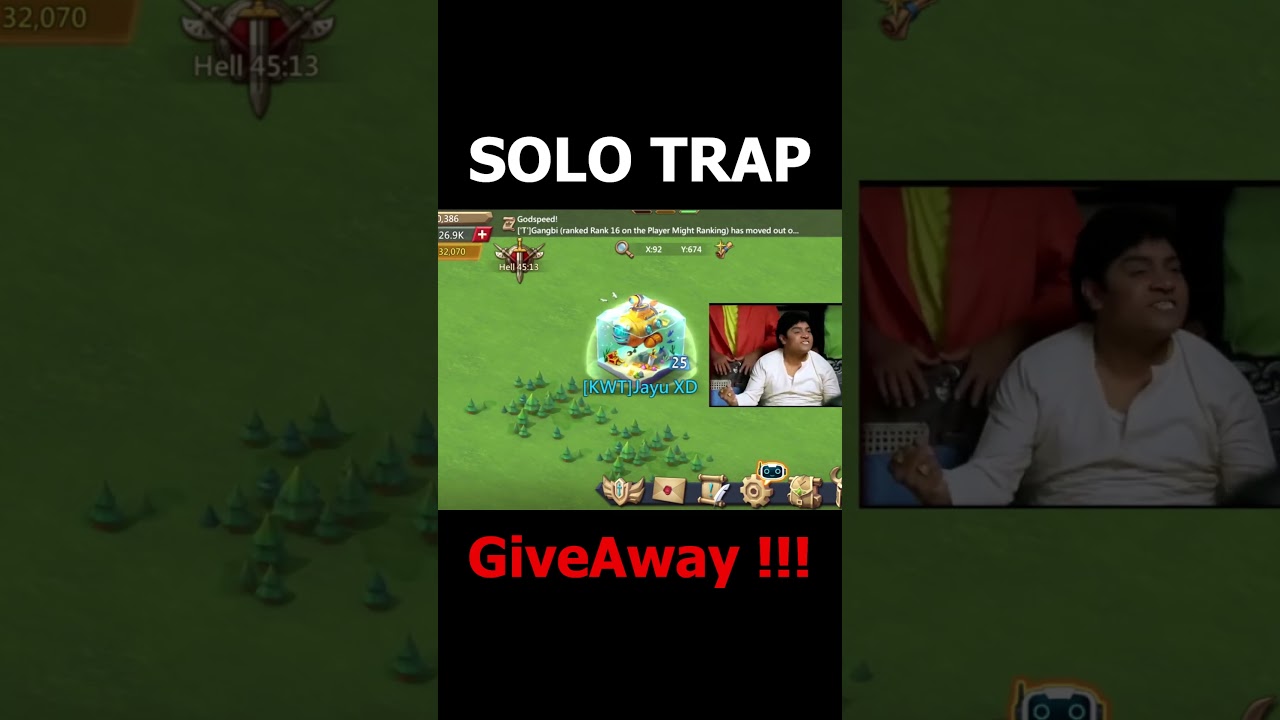 SOLO TRAP ACCOUNT GIVEAWAY is ON !!! Participate Now!!! Lords Mobile - GameF1rst #lordsmobile #2025