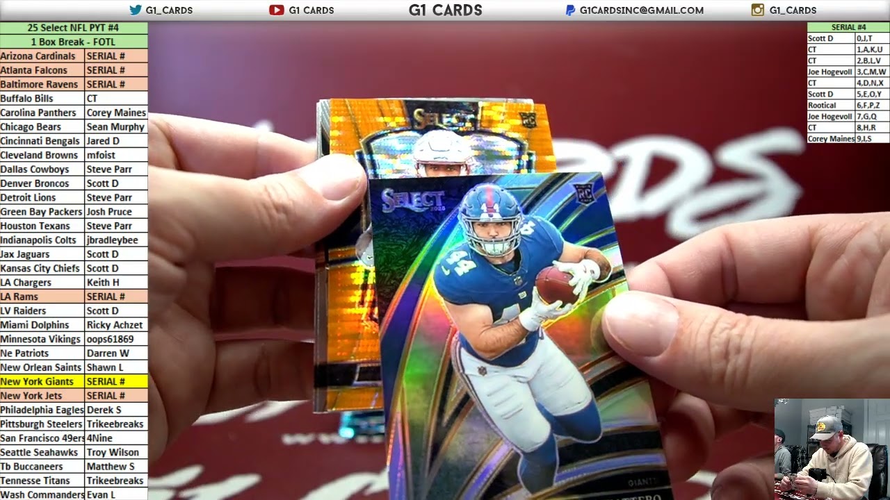 2025 Panini Select Football FOTL *1 Box* PYT #4