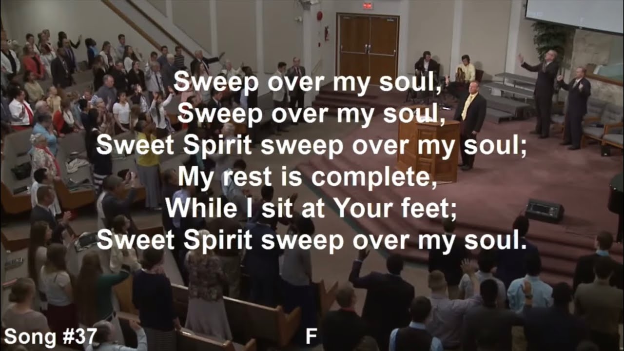 SWEEP OVER MY SOUL - Cloverdale Bibleway - Lovely Early Gospel Chorus - with Lyrics