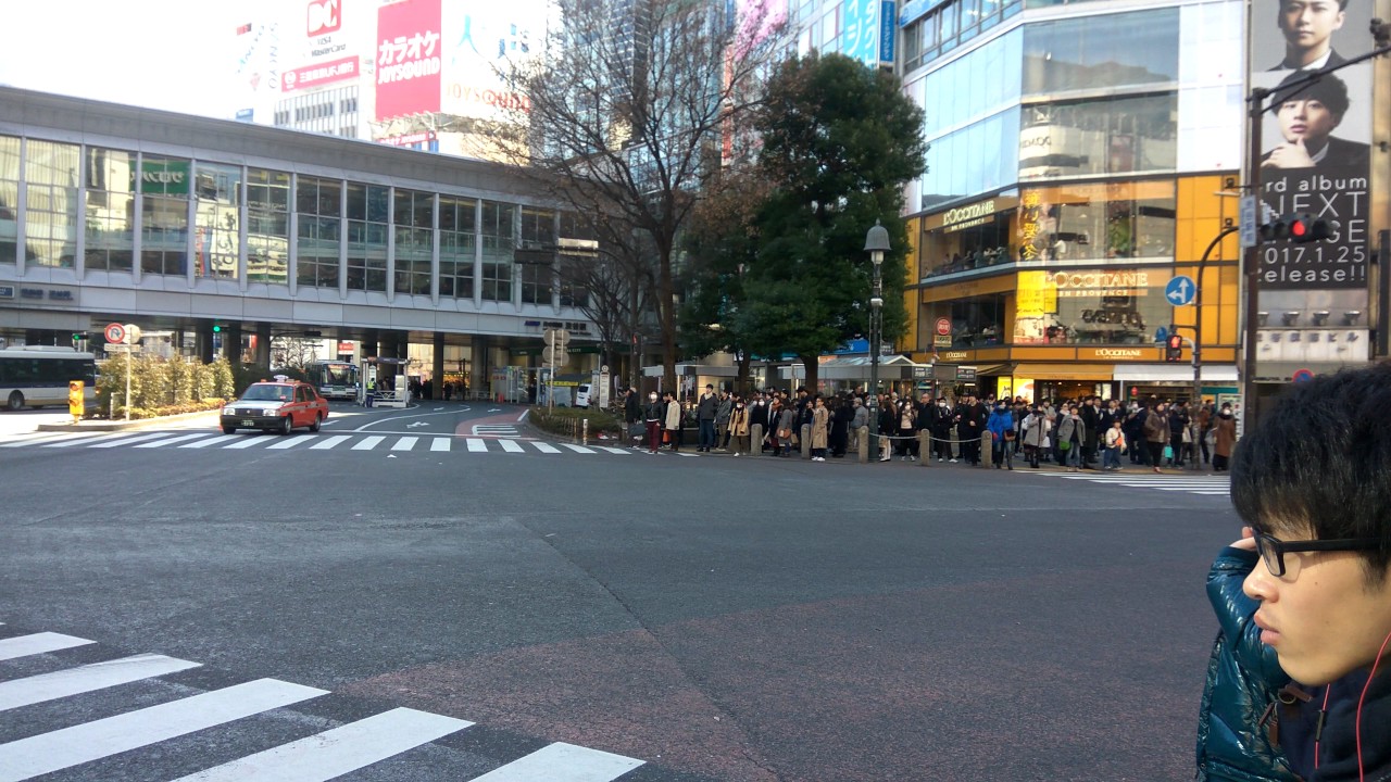 澀谷十字馬路口 (第一身視點) Shibuya Crossing Road - First Person View (1)
