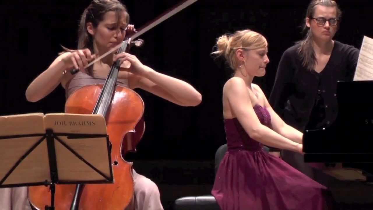 Brahms Cello Sonata op.38 2d mvt, Camille Thomas and Beatrice Berrut