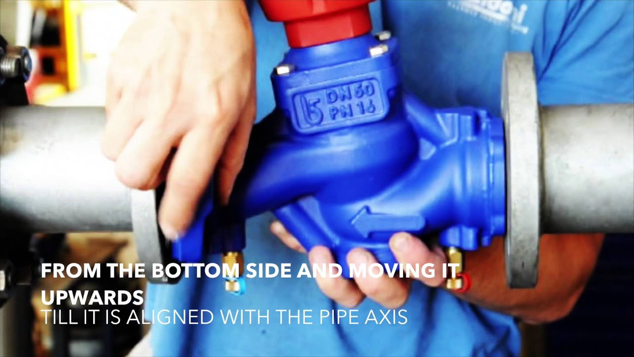 Brandoni Valves: Ekoflux S Flanges Installation, Balancing valve