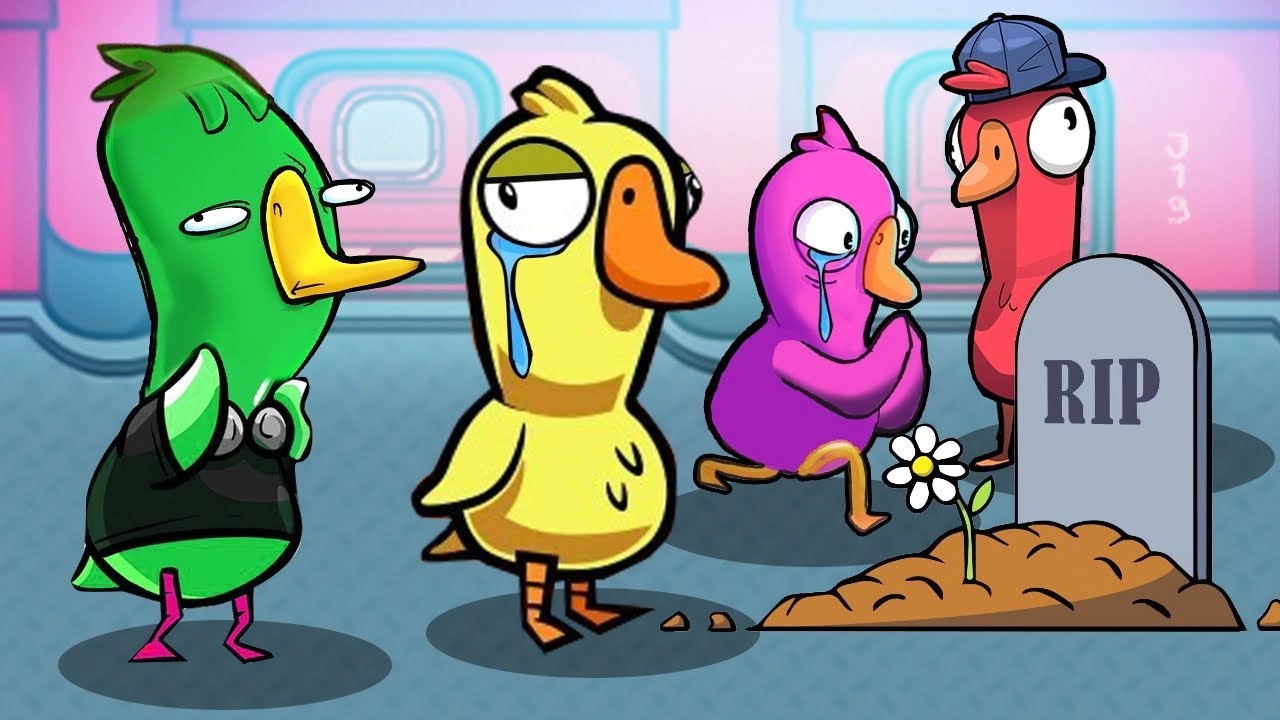 АМОНГУСЬ! ОФИЦИАЛЬНЫЕ ПОХОРОНЫ В УТКАХ! - Goose Goose Duck!