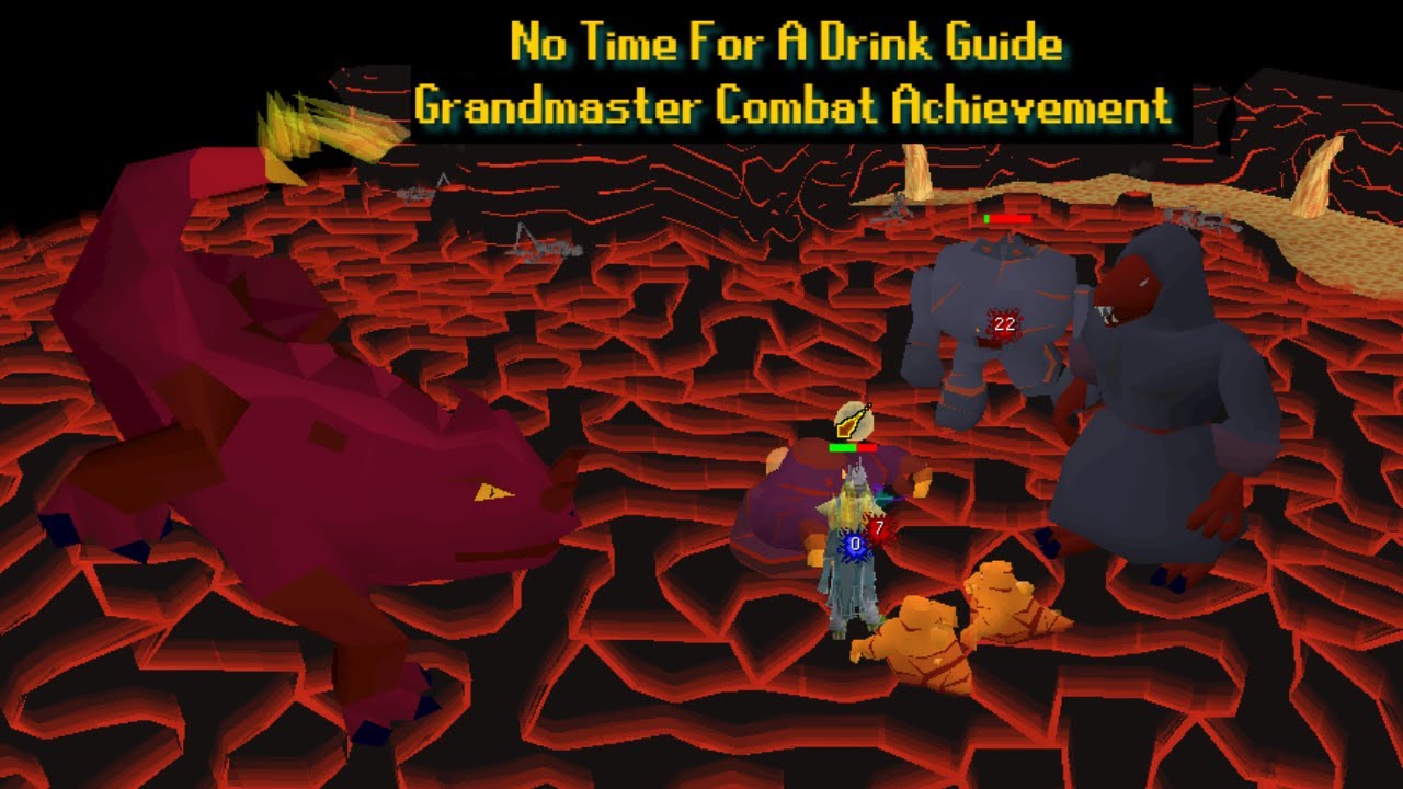 No Time For a Drink - Grandmaster Combat Achievement Guide