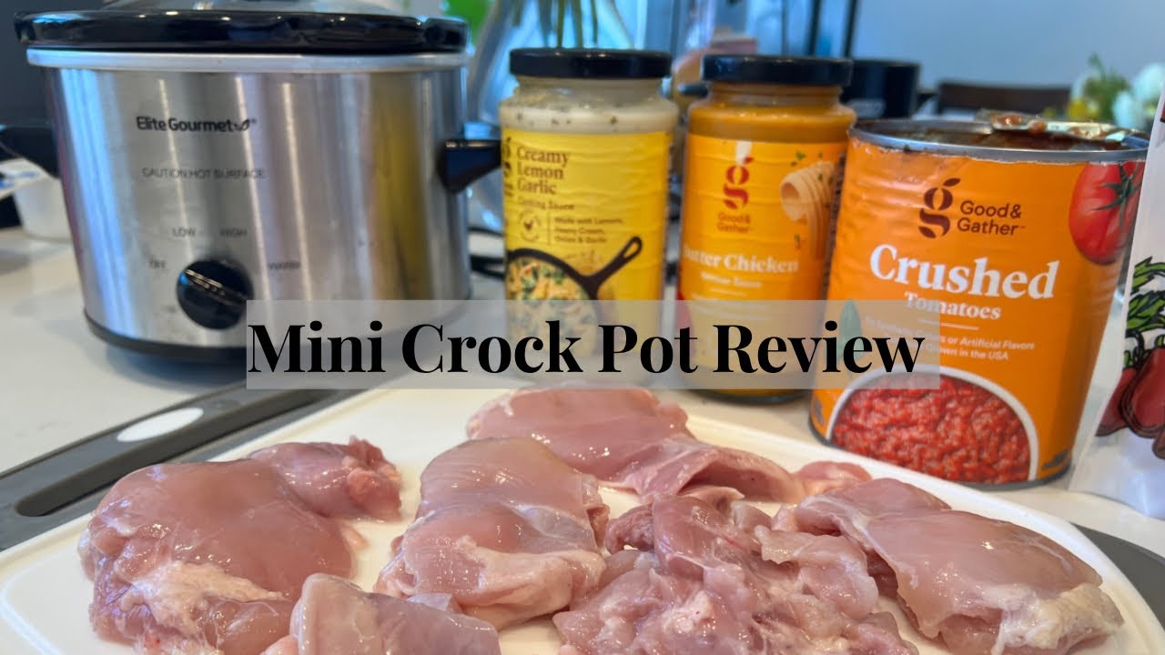 Mini Crock Review & Meal Prep, Low Point Recipes - Weight Watchers