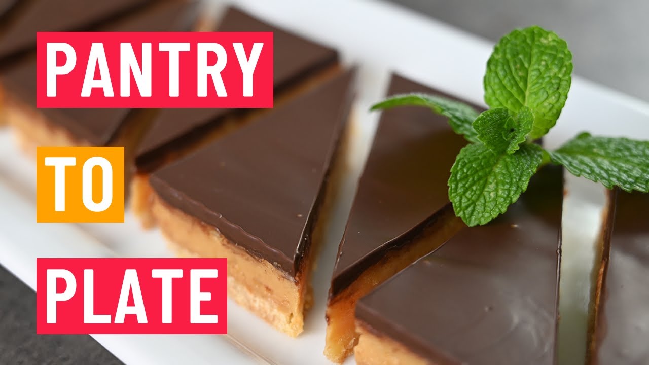 Simple ways to serve a slice (Featuring Caramel Slice)