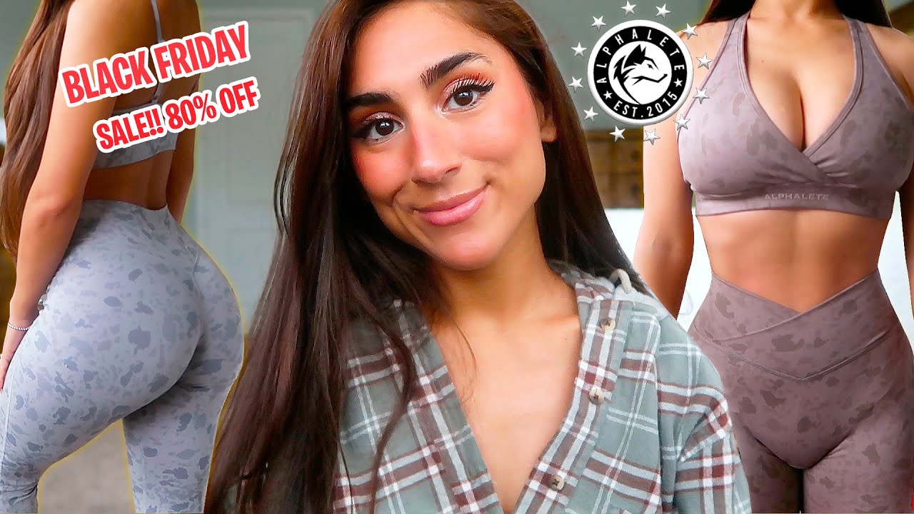 NEW Alphalete Black Friday SALE & Launch! Review & Try On