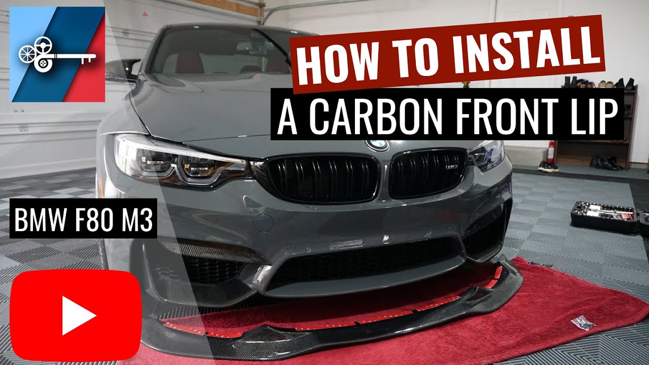 BMW F80 PSM Front Lip | Install DIY