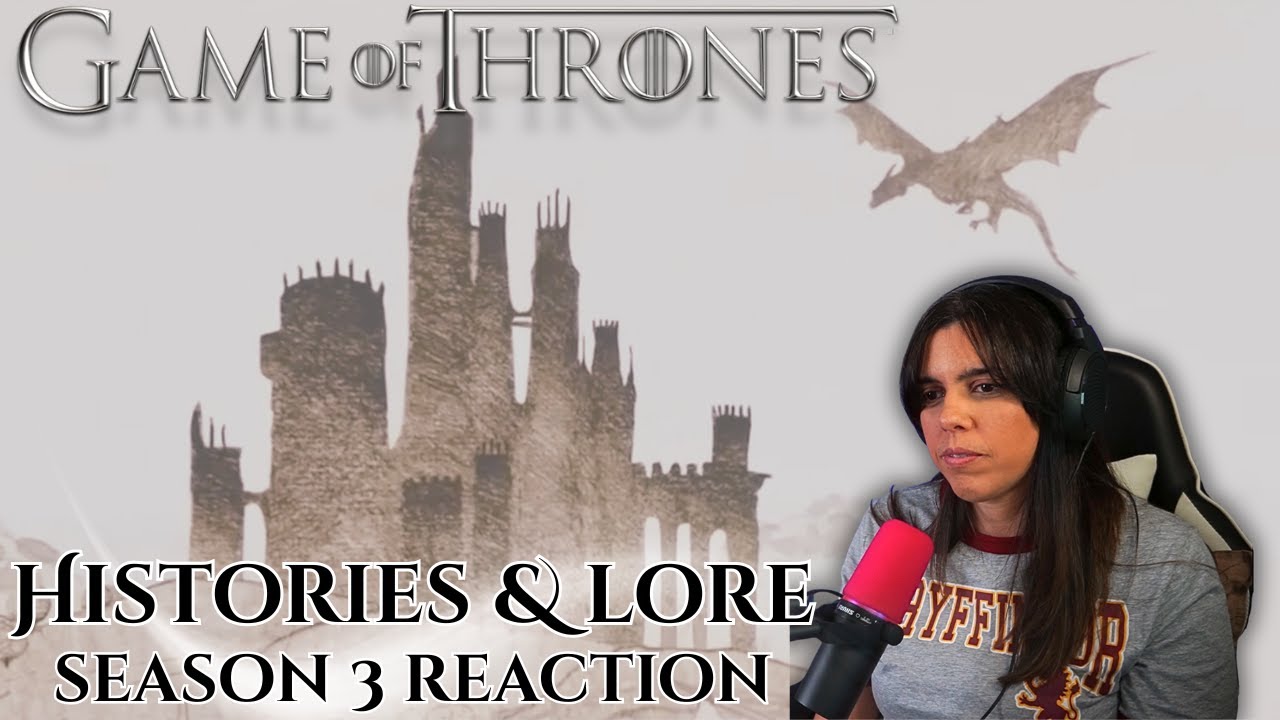 Game of Thrones HISTORIES & LORE Season 3 Reaction 📖🧟‍♂️🐉 #got #gameofthrones #historiesandlore