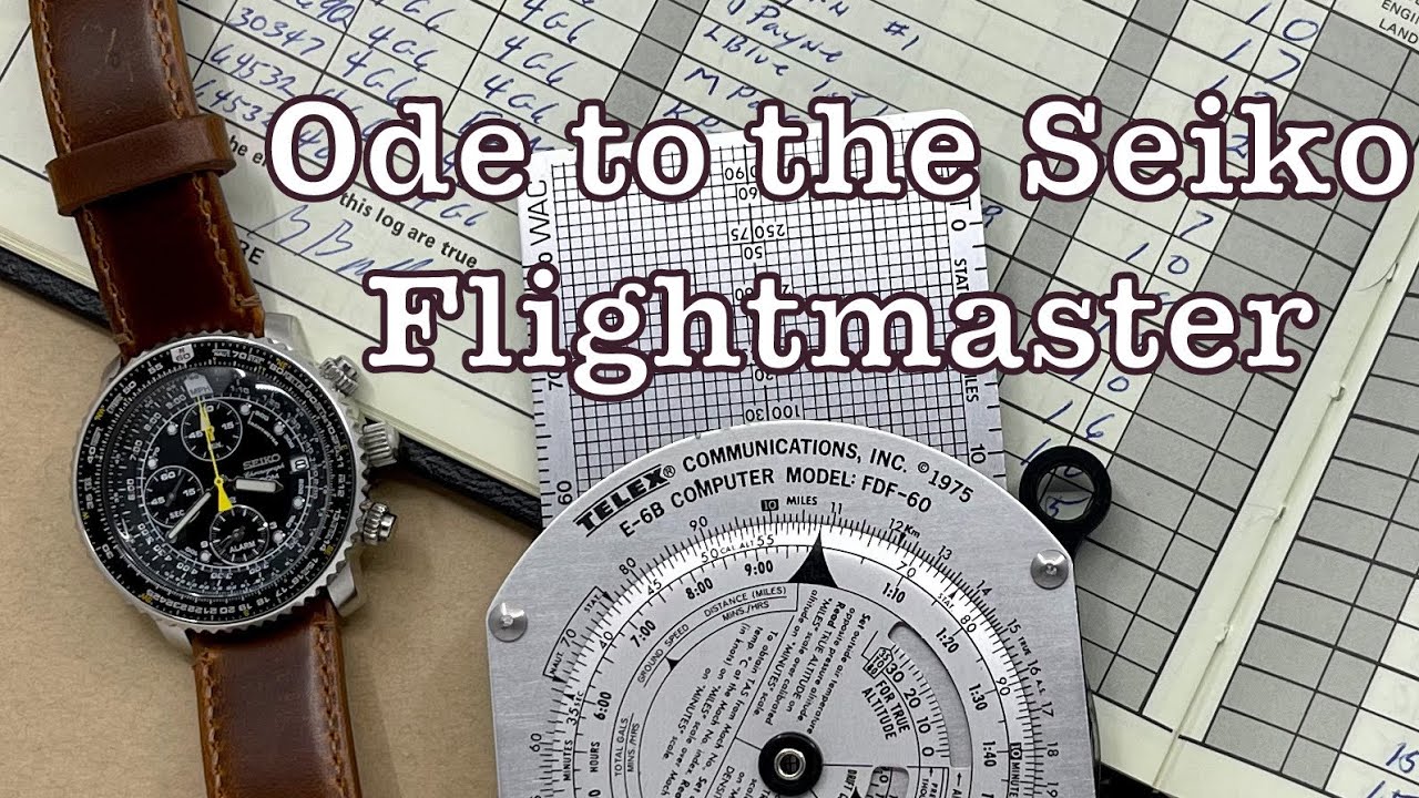 An Ode to the Seiko Flightmaster