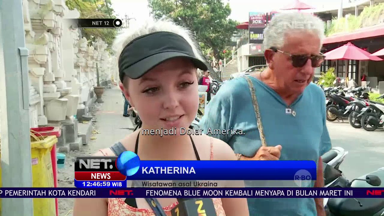 Fenomena Turis Asing Kehabisan Ongkos  NET 12