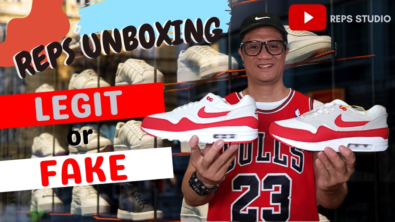 🔎UNBOXING FAKE VS LEGIT NIKE AIR MAX 01 OG 1ST ANNIVERSARY FAKE OR GOOD REPLICA NON COPYRIGHT MUSIC🎧