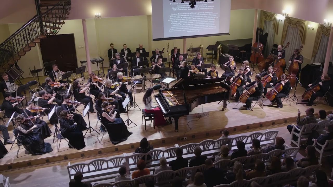 W.A. Mozart Piano Concerto No. 20 in D Minor, 1 mov., Milena Kirichenko, Милена Кириченко