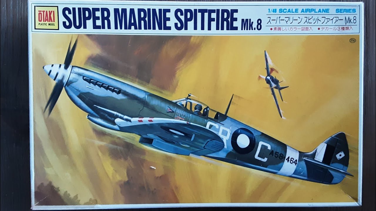 Supermarine Spitfire Mk. 8 by Otaki (not Airfix) 1/48 Scale