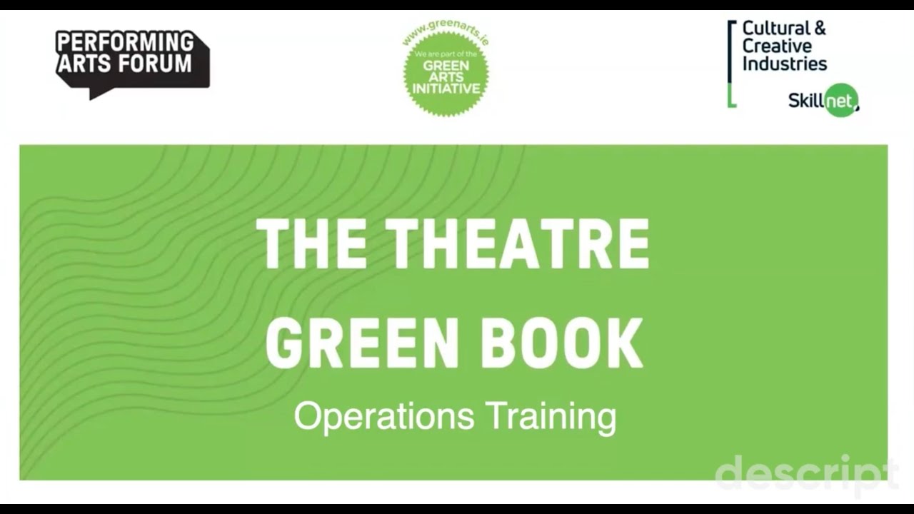 Theatre Green Book Training // Operations