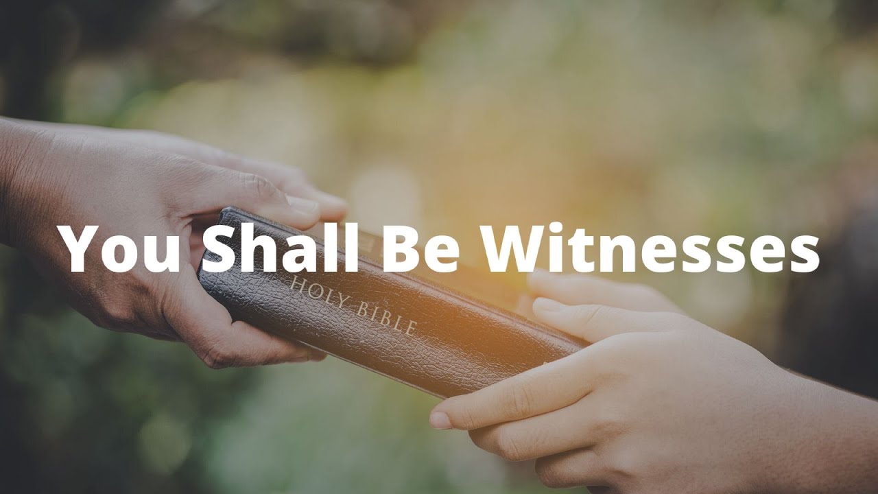 You Shall be Witnesses - April 26, 2020
