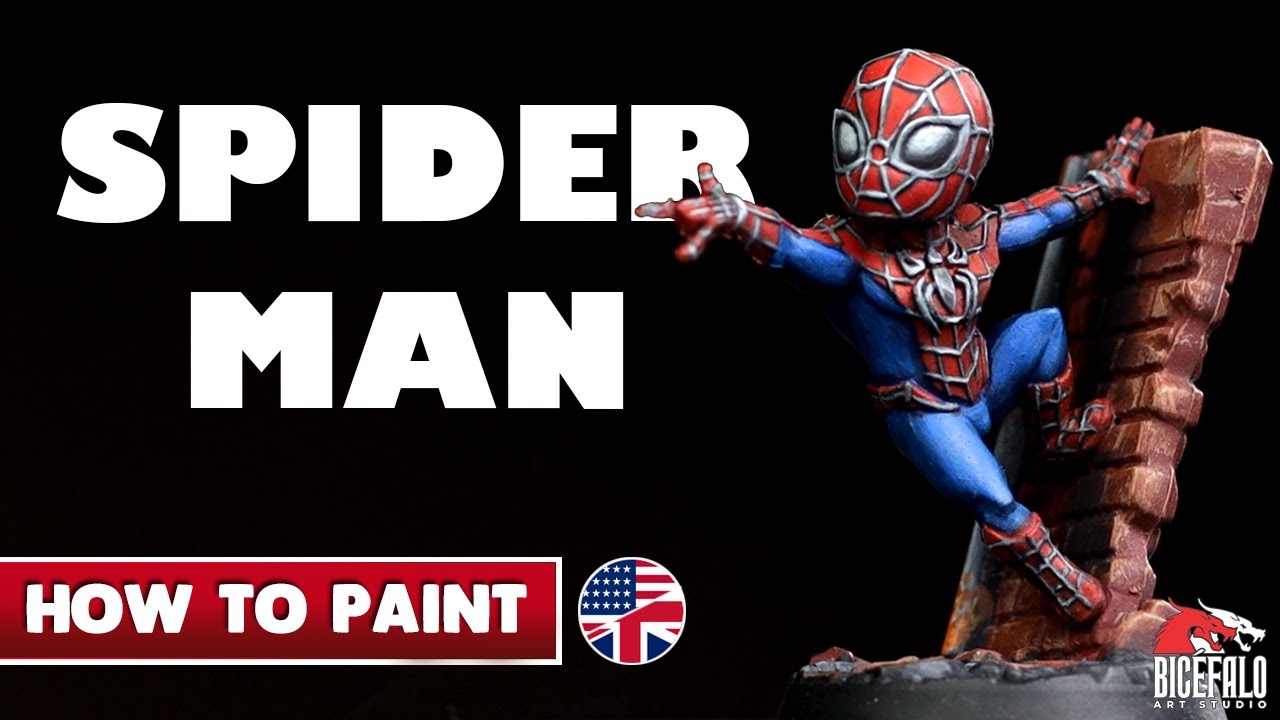 How to Paint SpiderMan - Marvel United (Cartoon)