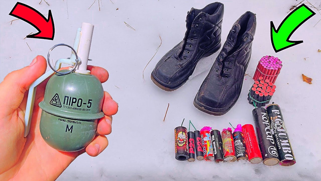 ✅🔥 BIG FIRECRACKERS + BOOTS 💣 МОЩНЫЕ ПЕТАРДЫ + БОТИНКИ 💣 ТОП ПЕТАРД В ОБУВИ 💥 ВЗРЫВАЮ БОМБОЧКИ