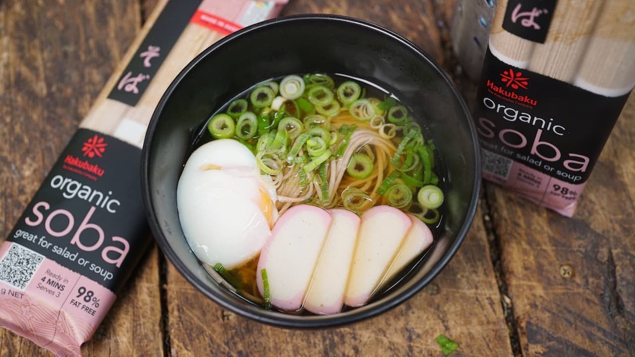Kake Soba w/ Fish Cake, Onsen Egg by Chef Heather Jeong & Laura Sharrad | My Market Kitchen Season 9