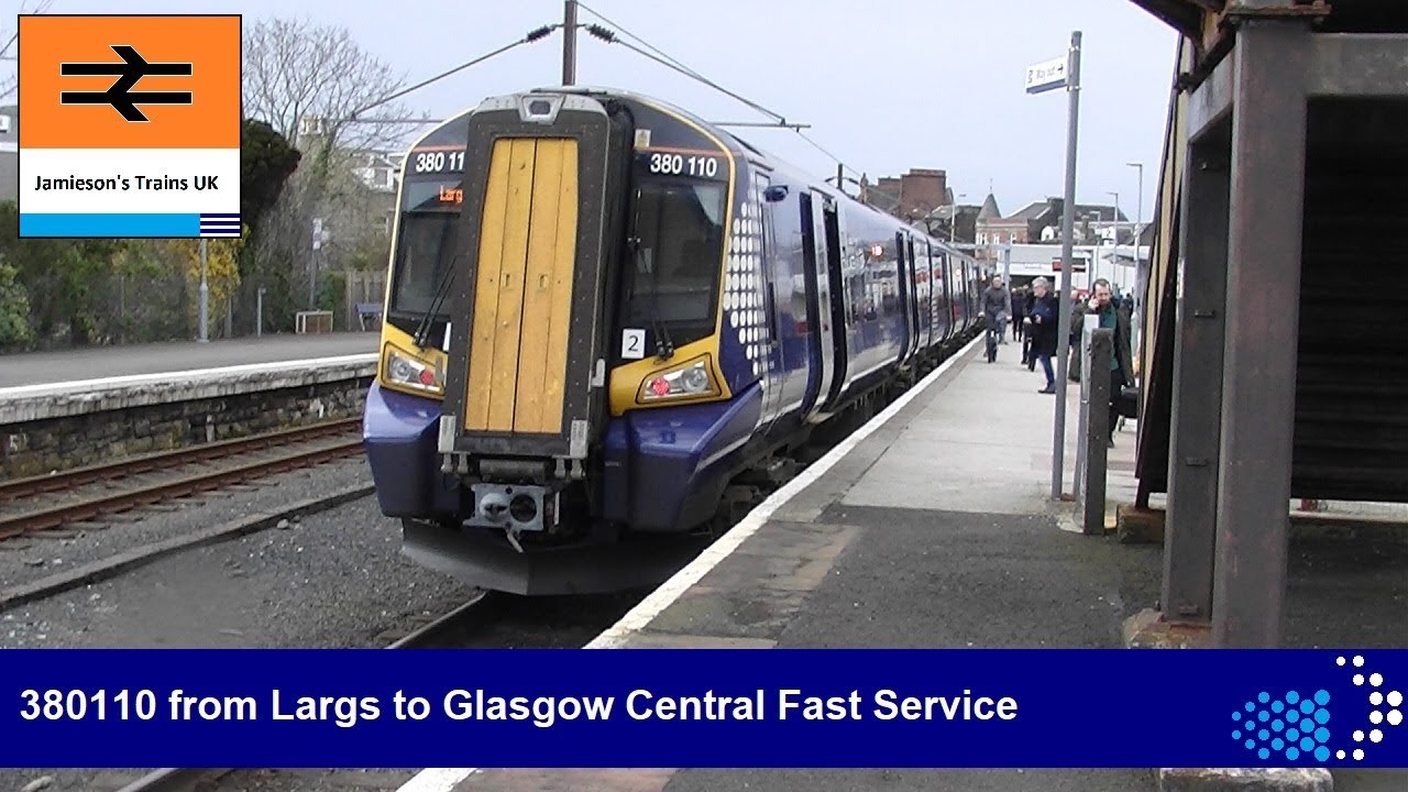 380110 from Largs to Glasgow Central Fast Service